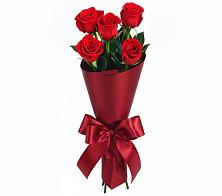 Букет 5 Красных роз Эдлесс Лав в Зуевке Курской области