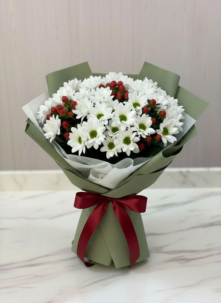 Букет цветов из: Хризантемы в Зуевке Курской области