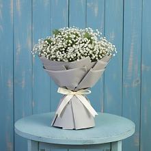 Букет цветов из:  Гипсофила в Зуевке Курской области