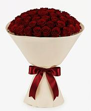 Букет 101 Бордовая роза Блэк Бакарра в Зуевке Курской области