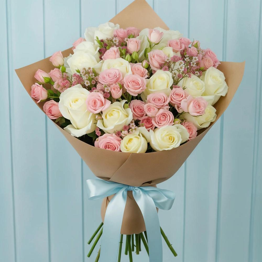 Букет цветов из: Розы в Зуевке Курской области