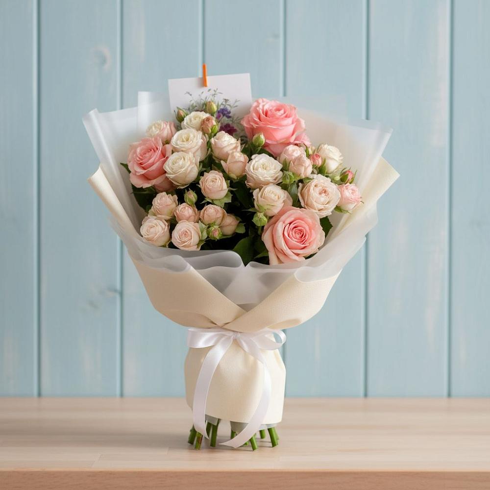 Букет цветов из: Розы в Зуевке Курской области