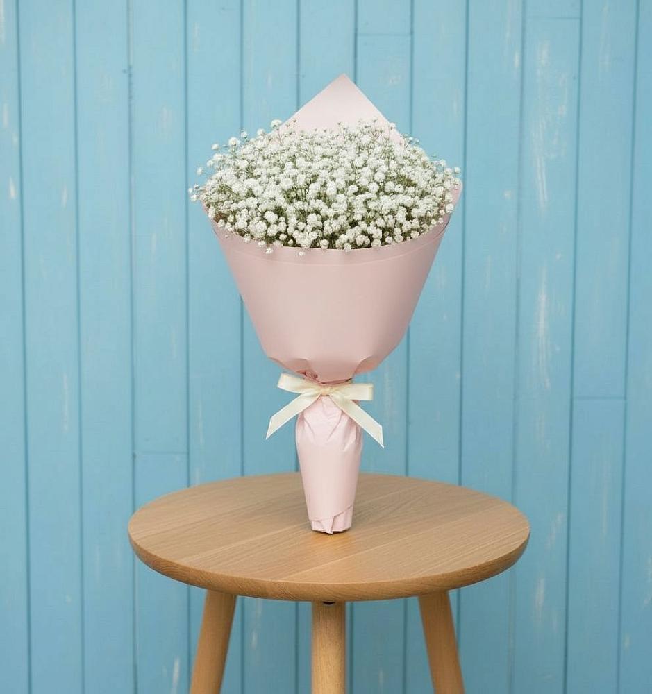 Букет цветов из: Гипсофила в Зуевке Курской области