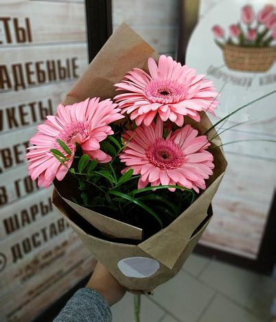Букет цветов из: Герберы в Зуевке Курской области