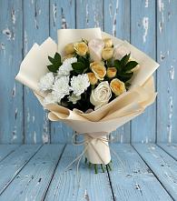 Букет цветов из:  Розы и Хризантемы в Зуевке Курской области