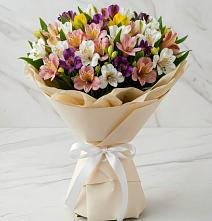 Букет цветов из:  Альстромерии #REPLACE_PRED# Зуевке Курской области