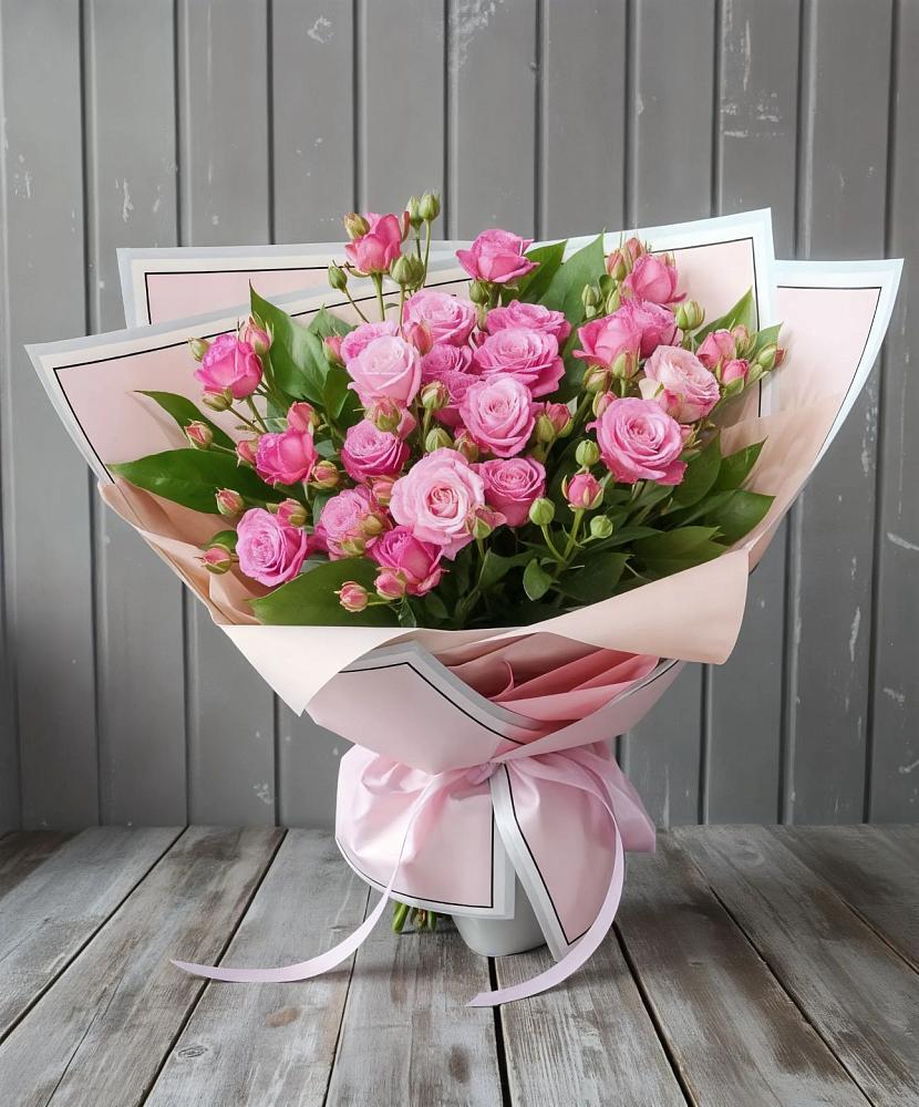 Букет Розовый кустик в Зуевке Курской области