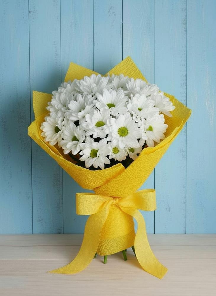 Букет цветов из: Хризантемы в Зуевке Курской области