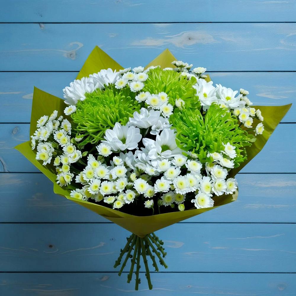 Букет цветов из: Хризантемы в Зуевке Курской области