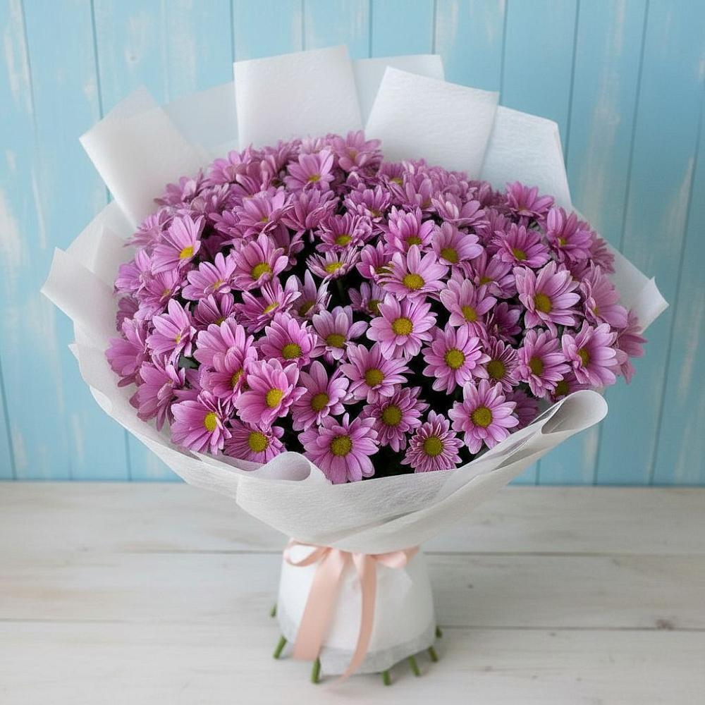 Букет цветов из: Хризантемы в Зуевке Курской области