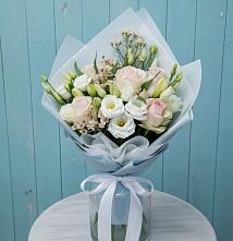 Букет цветов из:  Розы и Лизиантусы #REPLACE_PRED# Зуевке Курской области