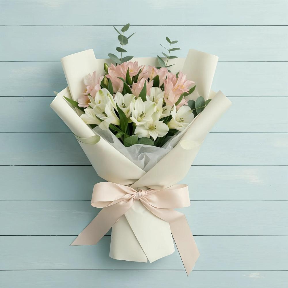 Букет цветов из: Альстромерии в Зуевке Курской области