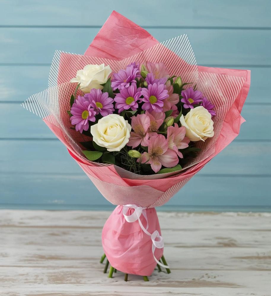 Букет цветов из: Герберы в Зуевке Курской области