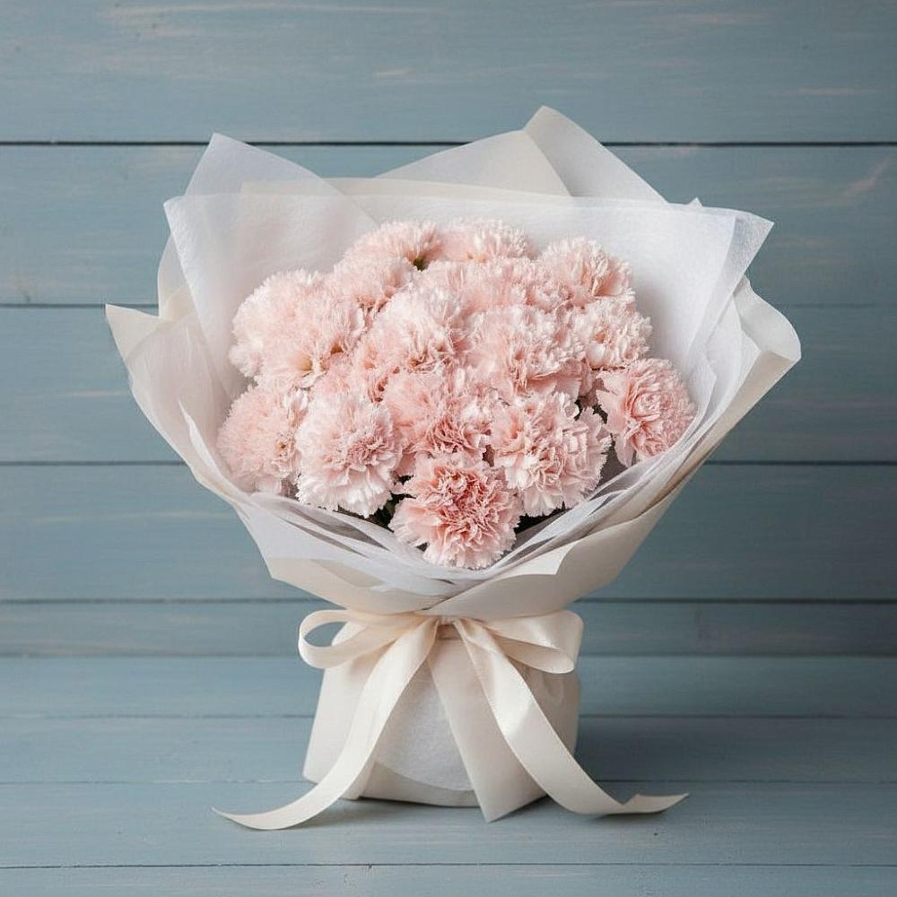 Букет цветов из: Гвоздики в Зуевке Курской области