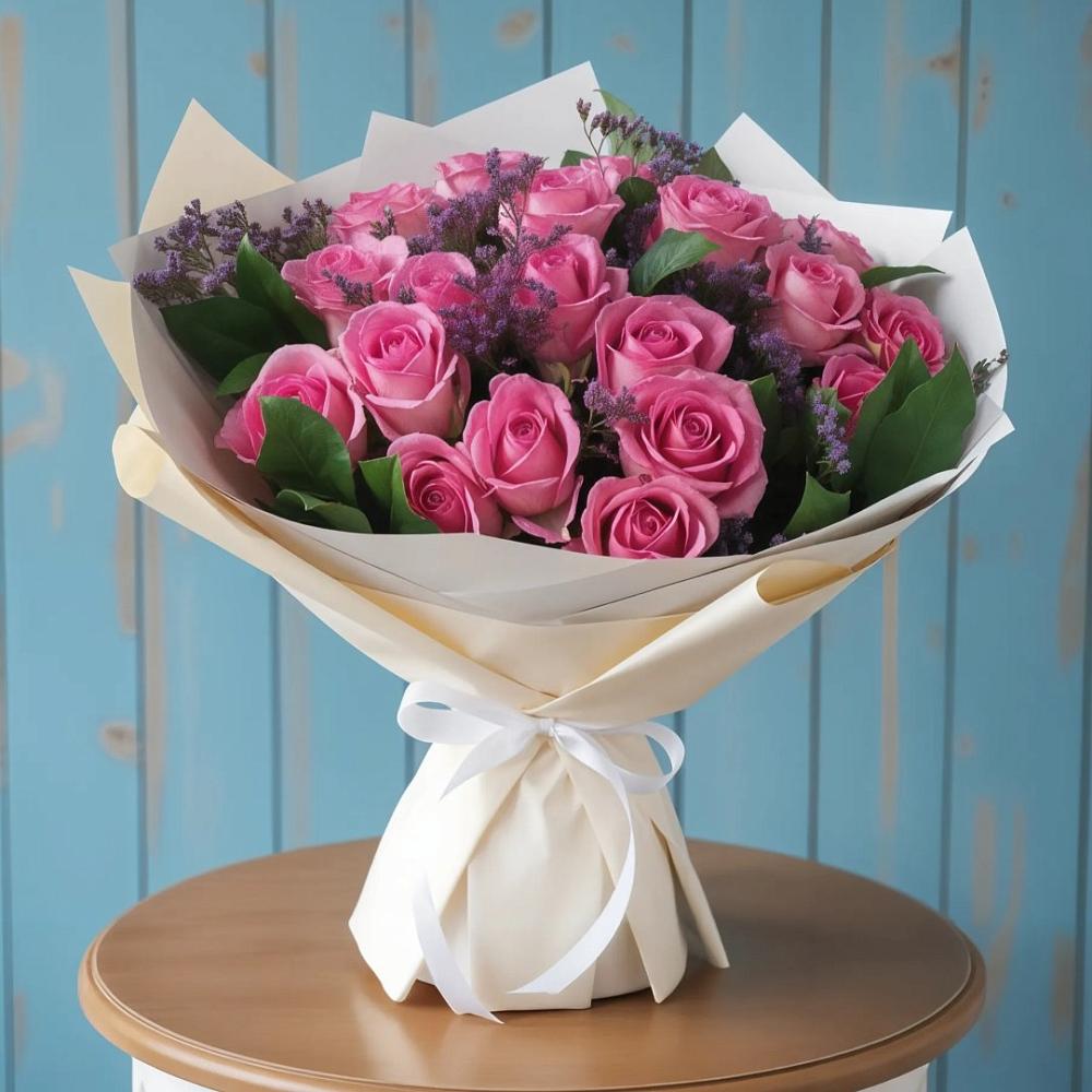 Букет цветов из: Розы в Зуевке Курской области