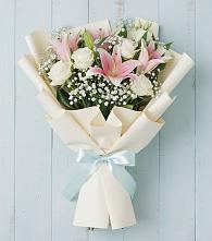 Букет цветов из:  Лилии в Зуевке Курской области