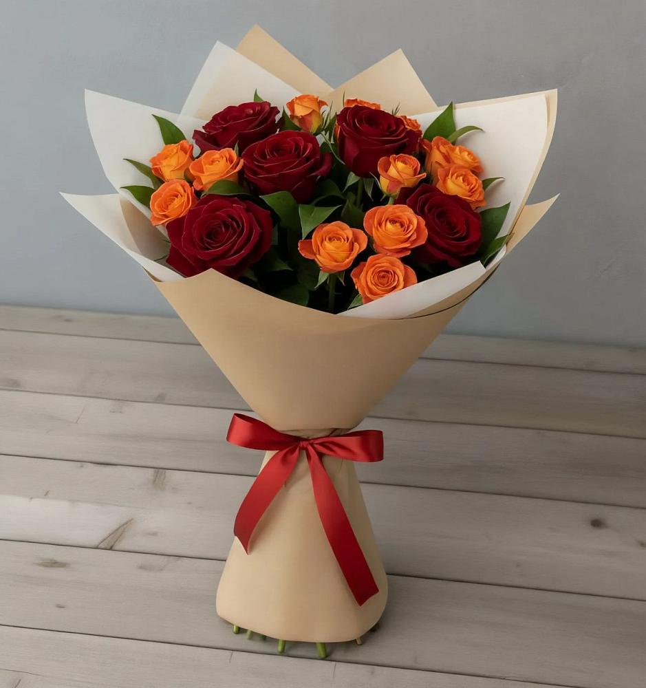 Букет Любовь и восторг в Зуевке Курской области